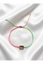 Stone-Embellished Adjustable Rope Bracelet Minimal Stylish Design - 4