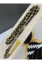 Gold Particulate Rosary Beads Golden Rosary Premium Series Special Design Rhodium Plated Tassel Capsule Cut