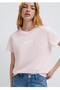 Logo Printed Regular Fit 100% Cotton Women's T-Shirt - 2