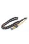 Capsule Cut Mixed Burgundy Beirut Amber Prayer Beads - 2
