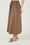 Modest Cotton Relaxed Fit Elastic Waist Hijab Midi Skirt Skirt 668Ye4449 - 5