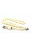 Capsule Cut White Beirut Amber Prayer Beads