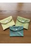 Patterned Snap Fastener Mini Wallets Card Holder Bag Organizer Gift (3 Pieces) - 2