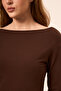 Ultra Soft Combed Modal Boat Neck Blouse - 3