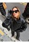 Ultra Soft Zr Dikyaka Women's Oversize Leather Jacket