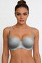 Wireless Half-Support Padded Seamless Strapless Laser Bra - 2