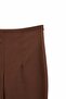 4862 Women's Slit High Waist Bell Bottom Trousers Brown - 2