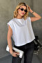 Women's Short Sleeve Basic T-Shirt – Modern Design with Lace Detail