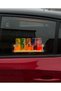 Illuminated (Neon Led) Car Interior Decorative Drink Stand with Suction Cup Amber Yellow - 2