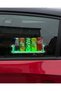 Illuminated (Neon Led) Car Interior Decorative Drink Stand with Suction Cup Green - 2