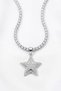Starry Waterway Model Zircon Stone Silver Color Stainless Steel Women's Necklace