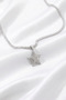 Starry Waterway Model Zircon Stone Silver Color Stainless Steel Women's Necklace - 3