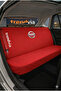 Nissan Logo Auto Seat Cover Front Rear Set – Combed Cotton Lycra Universal Seat Protector Service Cover - 3