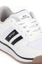 Orvion Men's White / Black Casual Sports Shoes - 4
