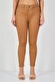 Women Super Skinny Fit Solid Stretchable Pants, Brown