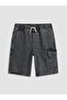 Lcw Kids Elastic Waist Boys Cargo Jean Shorts