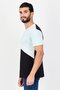 Men Crew Neck Short Sleeve Embroidered Logo T-Shirt, Multicolor - 2