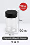 10-Pack Black Cap Detox Ginger Vitamin Shot Bottle I Plastic Health Bottle with Locking Cap 90 ml - 7
