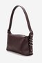 Capella Women's Baguette Bag Real Leather Claret Red - 4