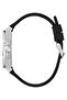 Mens Black Silver Tone Analog Watch - 2