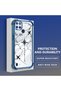 Realme C21Y Compatible Camera Protected Transparent Soft Silicone Phone Case Airplane Pattern - 3