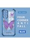 Samsung Galaxy A13 Compatible Camera Protected Transparent Soft Silicone Phone Case Butterfly Pattern