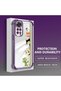 Redmi Note 11 Compatible Camera Protected Transparent Soft Silicone Phone Case Cat Pattern - 3