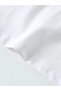 Printed Oversize Crew Neck T-Shirt - White - 3