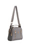 Women's Fabric Long-Strap Hand and Shoulder Bag - 5