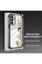 Samsung Galaxy M23 Compatible Camera Protected Transparent Soft Silicone Phone Case Cat Pattern - 3