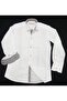 White Black Striped School Children's Shirt - 2