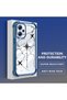 Poco X5 Compatible Camera Protected Transparent Soft Silicone Phone Case Airplane Pattern - 3