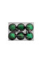 Tree Decoration Balls Set of 6 - 4cm - Matte Green - 2