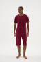 New Season Men's Crew Neck Capri Suit Modern Design - 7
