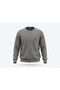 Men's Gray Men's S-Shirt O-Neck Sweatshirt T18Er-88490-010