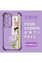 Samsung Galaxy S23 Compatible Camera Protected Transparent Soft Silicone Phone Case Cat Pattern