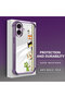 iPhone 16 Compatible Camera Protected Transparent Soft Silicone Phone Case Cat Pattern - 3
