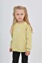 Girl's Embroidered Crew Neck Raglan Sleeve Sweatshirt 24909