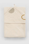 Organic Cotton Double Layer Muslin Beach Towel Swaddle Beige