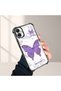 Samsung Galaxy A05 Compatible Camera Protected Transparent Soft Silicone Phone Case Butterfly Pattern - 2