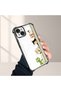 iPhone 15 Plus Compatible Camera Protected Transparent Soft Silicone Phone Case Cat Pattern - 2