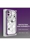 iPhone 12 Compatible Camera Protected Transparent Soft Silicone Phone Case Airplane Pattern - 3