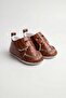 Faux Leather Baby Shoes, First Step Shoes, Baby Booties, Newborn Shoes, Crocodile Pattern