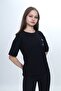 Girl's Printed Crew Neck Drop Shoulder Short Sleeve T-Shirt 24974 - 2