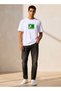 Snoopy Print Men Regular Fit Crew Neck Short Sleeves T-shirt - 3