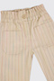Baby Girl Striped Beige Pants - 3