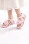 Girl's Floral Appliqué Casual Sandals - 2