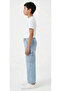 Teen Boys Light Wash Cargo Denim Jogger Pants - 3