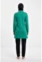 Beli Belted Half Zipper Elegance Hijab Swimsuit 2600-02 Green - 3