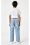 Teen Boys Light Wash Cargo Denim Jogger Pants - 2